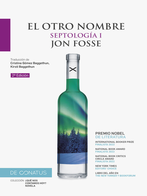 Title details for El otro nombre . Septología I by Jon Fosse - Available